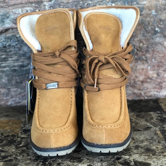 NEW Khombu Sasha Lace-Up Cold-Weather Moon Boots - Picture 6 of 11